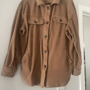Brown Button-Up Jacket